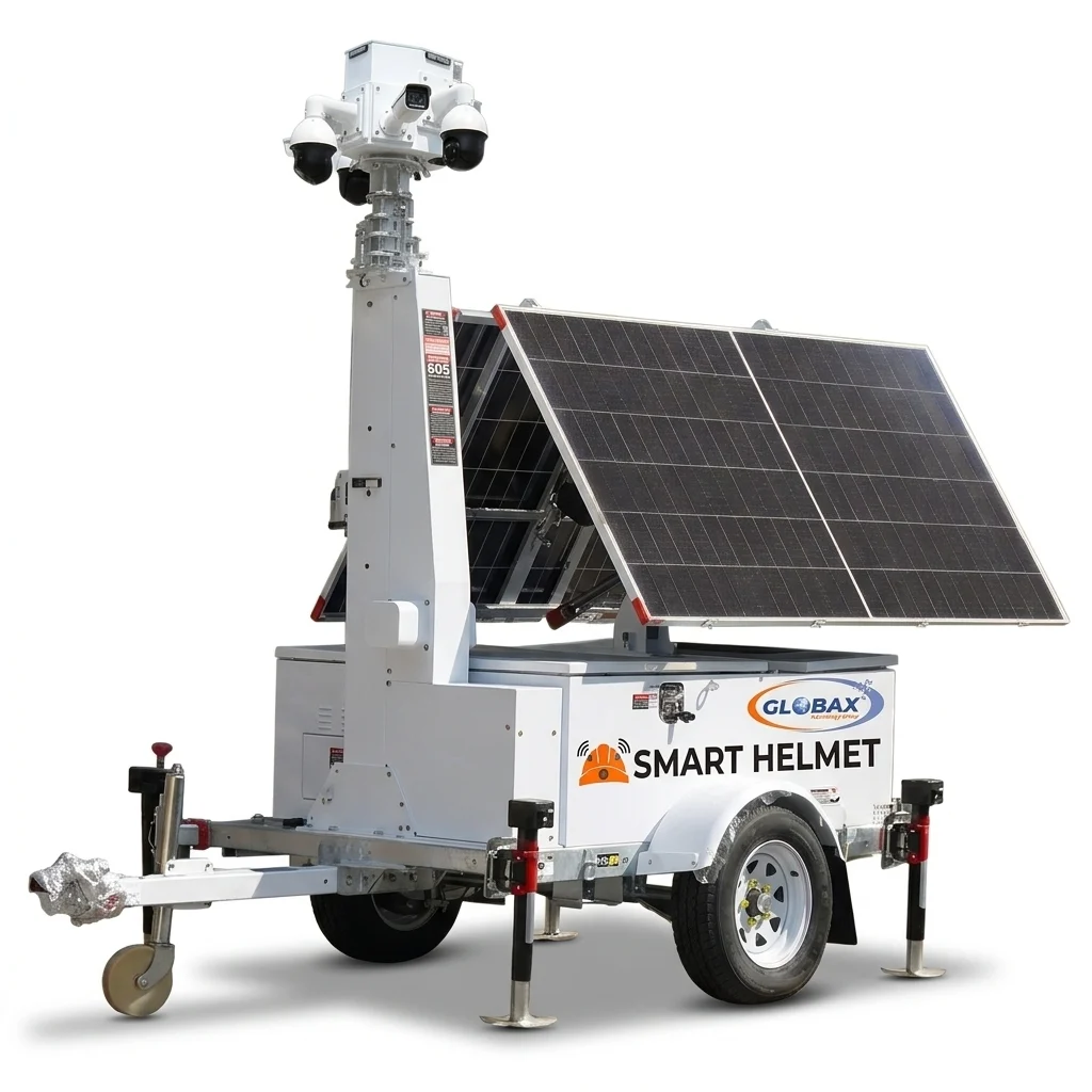 SH-MST1200 Mobil Solar Kamera Römorku