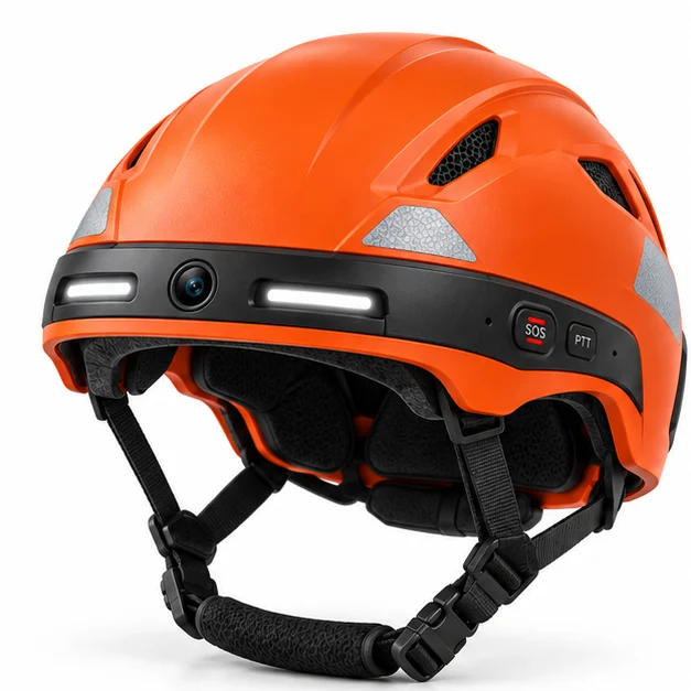 Horizon Orange Bağlantılı Kurtarma Bareti Konsepti
