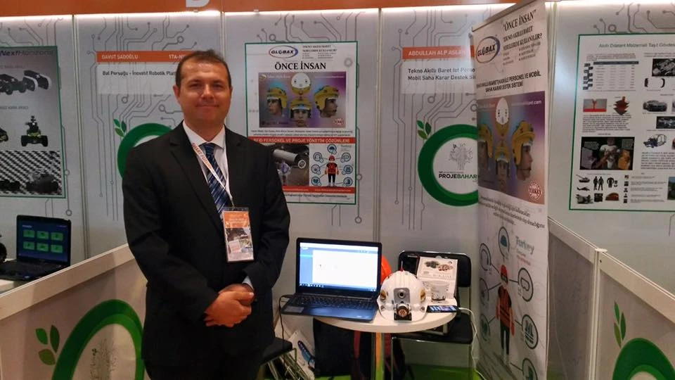 Fuar standımızda Akıllı Baret