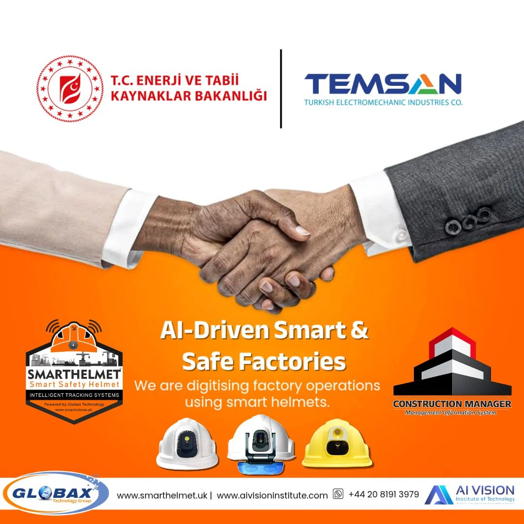 Akıllı baretlerle fabrikalarda dijitalleşme sosyal medya paylaşımı